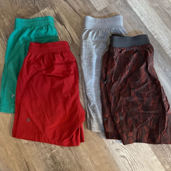 Lululemon Men’s Shorts Bundle – 4 Pair Athletic Running Training Size Small - Picture 1 of 13